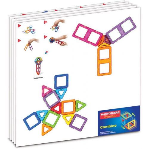  Magformers Creator Set (60 Piece) Magnetic Building Blocks, Educational Magnetic Tiles Kit , Magnetic Construction STEM Set