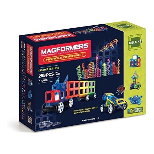  Magformers Deluxe Miracle Brain Set (258-pieces)