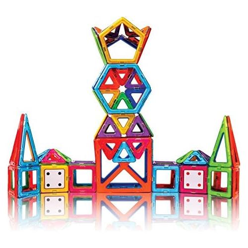  Magformers Smart Set (144-piece ), Deluxe Building Set. magnetic building blocks, educational magnetic tiles, magnetic building STEM toy set