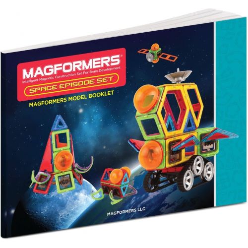  Magformers Space Episode Set (55 Piece) Magnetic Building Blocks, Educational Magnetic Tiles Kit , Magnetic Construction STEM Set