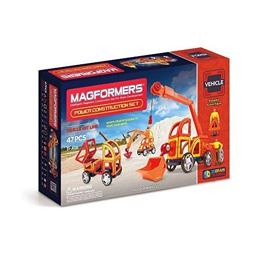 Magformers Vehicle Power Construction Set (47-pieces)