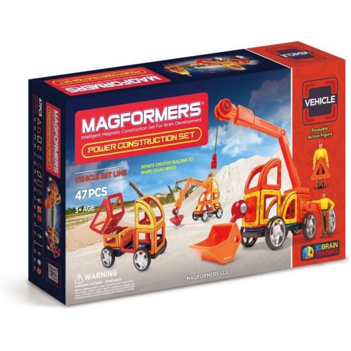  Magformers Vehicle Power Construction Set (47-pieces)