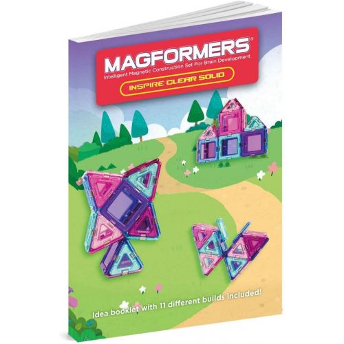 Magformers Solid Inspire Set (40-Pieces) Magnetic Building Blocks, Educational Magnetic Tiles Kit , Magnetic Construction STEM Set