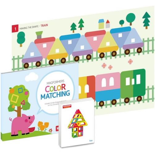  Magformers My First Set (54 Pieces) Magnetic Building Blocks, Educational Magnetic Tiles Kit , Magnetic Construction STEM Set