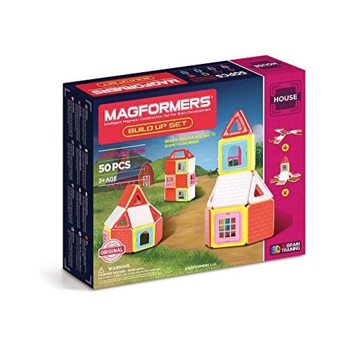  Magformers MAGFORMERS Build Up (50 Piece) Magnetic Building Set