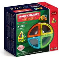Magformers Curve (20-Pieces) Building Set Rainbow Colors Magnetic Building Blocks, Educational Magnetic Tiles Kit , Magnetic Construction STEM Toy Set