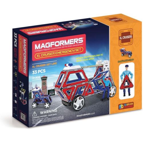  Magformers XL Cruisers Emergency Set (33-pieces)