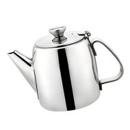 MagiDeal Kaffeekanne Teekanne - Edelstahl Teekanne Wasserkocher, Topf mit Deckel, Teekessel fuer Kaltes Wasser - Silber, 2L