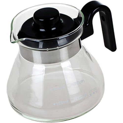  MagiDeal 1 Stueck Glas Kaffeekanne Glaskanne, fuer Kaffeemaschine, Glas, mit Kunststoffdeckel