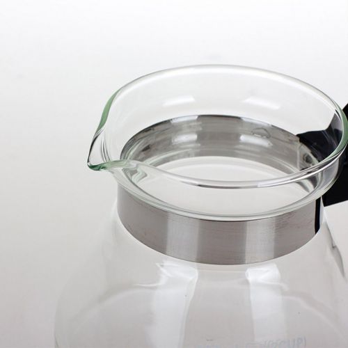  MagiDeal 1 Stueck Glas Kaffeekanne Glaskanne, fuer Kaffeemaschine, Glas, mit Kunststoffdeckel