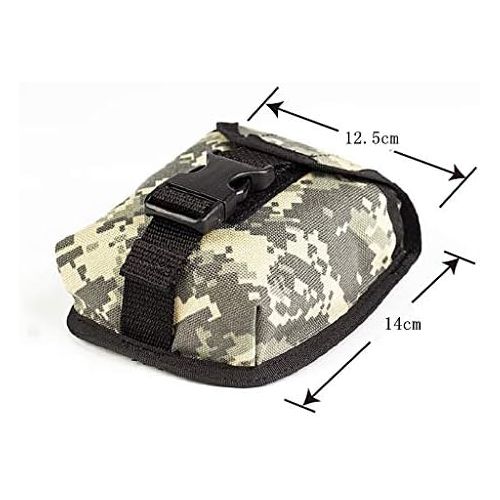  Unbekannt MagiDeal Nylon Weight Pocket Bleitaschen Camouflage mit Klickverschluss fuer Camping Trekking Tauchen Outdoor-Aktivitaeten