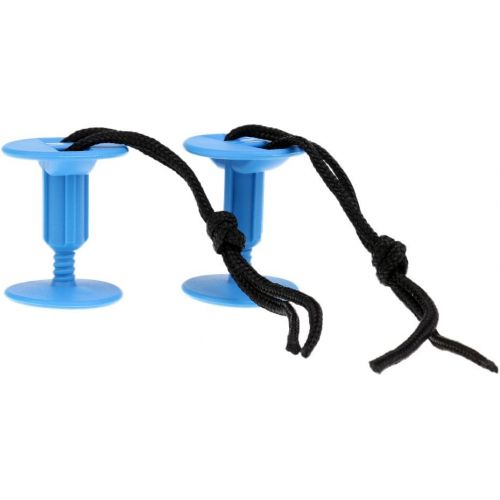  MagiDeal Bodyboard Leash Plugs, 2 Stueck Set