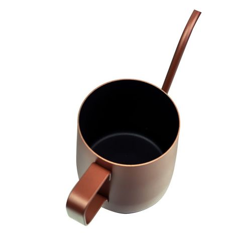  MagiDeal Tropfwasserkocher mit schmaler Ausguss Drip Kettle fuer Drip Kaffee und Edelstahl-Koerper - Gold, 350ml