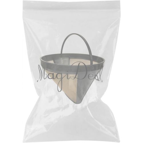  MagiDeal Reusable Basket Style Coffee Tea Filter with Espresso Machine