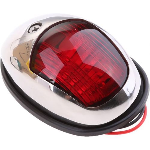  MagiDeal Waterproof LED Navigation Lights Super Bright Red Green for Port Starboard Marine Boat Yacht Nav