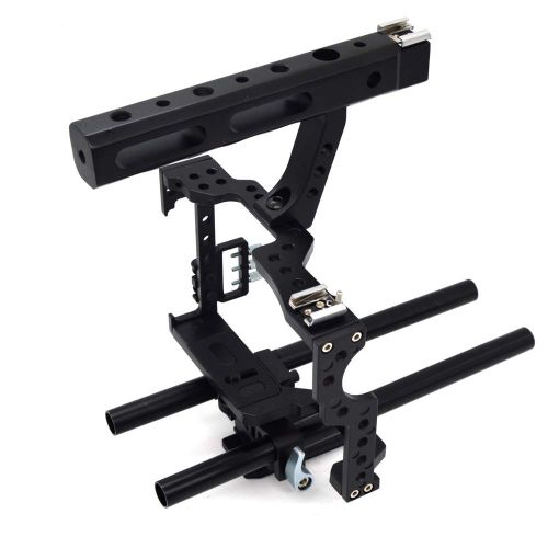  MagiDeal Camera Video Cage Kit wHandle Grip for Sony A7 A7r A7s II A6300 A6000