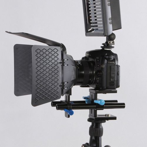  MagiDeal Rail Rod Rig Stabilizer Camera Support System Follow Focus for Canon Nikon