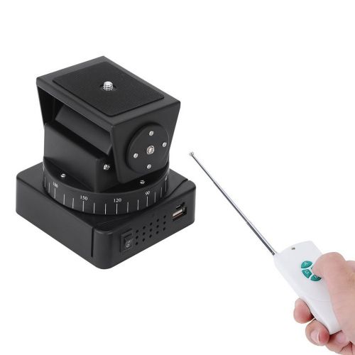  MagiDeal Motorized Remote Control Pan Tilt Head with Tripod Mount Adapter for Gopro