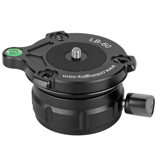  MagiDeal KINGJOY Pro Aluminum Tripod Leveling Ball Head Base w Bubble Level Inclination 15° for Canon Nikon Camera