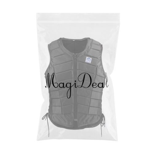 MagiDeal Professional Men Women Boys Girls Horse Riding Safety Equestrian Protective Black Vest Protector Body Guard Waistcoat Equipment - Various Size