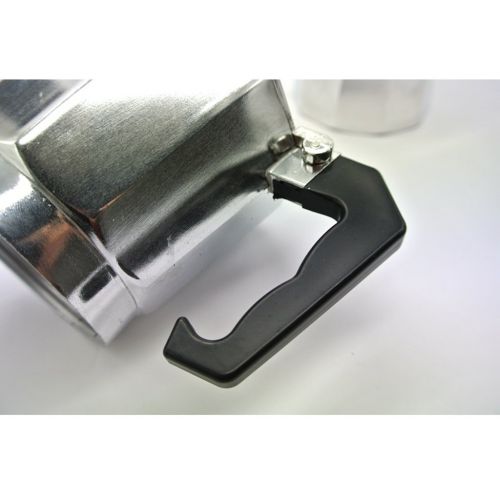  MagiDeal 4 Pieces Aluminum Coffee Moka Maker Pot Expresso Latte Stove Percolator 3/6/9/12 Cups