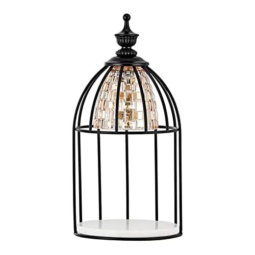  MagiDeal Candle Warmer Lamp Birdcage Electric No Flame Wax Melt Heater Lamp - Black, 15x33cm