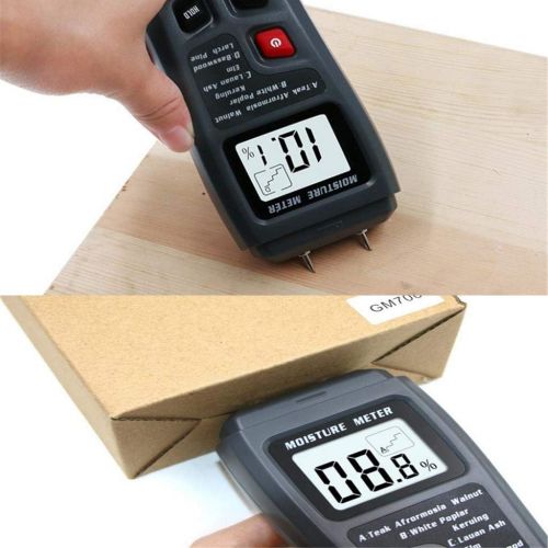  MagiDeal Digital Wood Moisture Meter, LCD Digital Wood Humidity Meter, Range 0% 99%