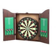 Magic Framed Dartboard Cabinet, Set of 10-PCs, Multi-Colored Design, Wall-Mounted, MDF Material, Durable And Sturdy Wall Protection, Side Dart Storage Magnetic Door Mechanism, Ideal For