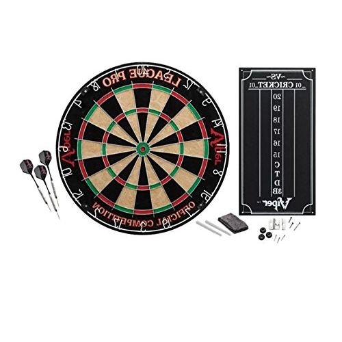  Magic Dartboard Stand Up Kit, Wall-Mount With Included Hardware, Self-Healing, Multi-Colored, Material Durable And Sturdy, Scoreboard, Chalk, Eraser, Steel Darts, Ideal For Game Rooms &