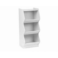 Magic Cube Unit Bookshelf for Kids, 3 Shelves, Premium Quality, White Color, Durable & High Resistant Construction, Solid Wood, Stylish & Modern Design, Storage, Easy Assembly & E-Book