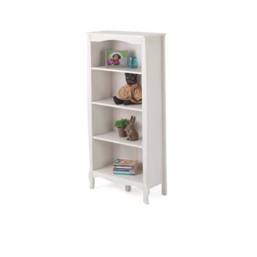  Magic Cube Unit Bookshelf for Kids, 4 Tiers, Premium Quality, White Oak Color, Durable & High Resistant Construction, Solid Wood, Stylish & Modern Design, Storage, Easy Assembly & E-Book