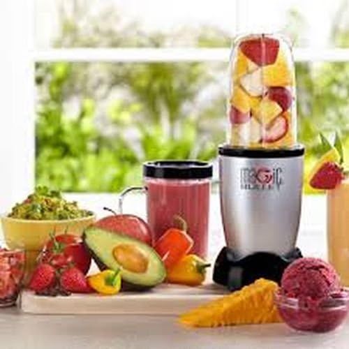  Magic Bullet 17 piece Food Processor - The Original - In 10 seconds or less Chop Mix Blend Whip Grind Mince Make Healthy Smoothies and Nutritious Desserts. As seen on TV - Over 40