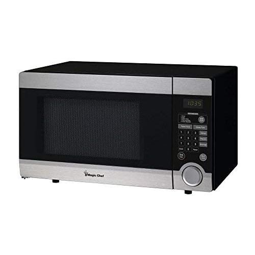  Magic Chef 1.1 Cu. Ft. Digital Microwave, Stainless Steel, Mcm1110st