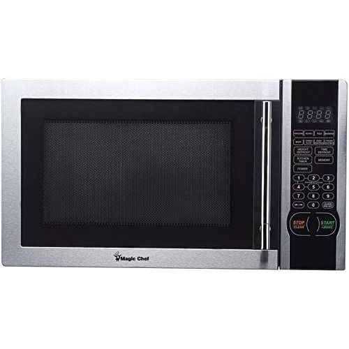  Magic Chef 1.1 Cu. Ft. Digital Microwave, Stainless Steel, Mcm1110st