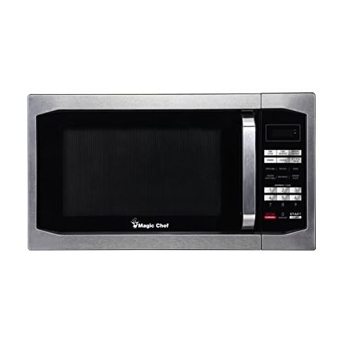  Magic Chef MCM1611ST 1100W Microwave Oven, 1.6 cu.ft, Stainless Steel