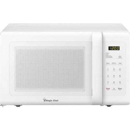 Magic Chef 0.9 Cu. Ft. 900W Countertop Microwave Oven in White
