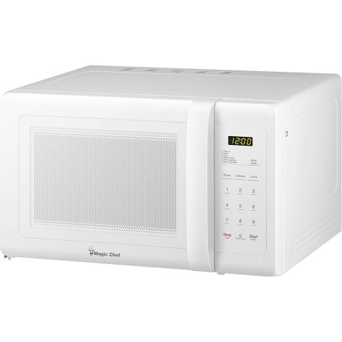  Magic Chef 0.9 Cu. Ft. 900W Countertop Microwave Oven in White
