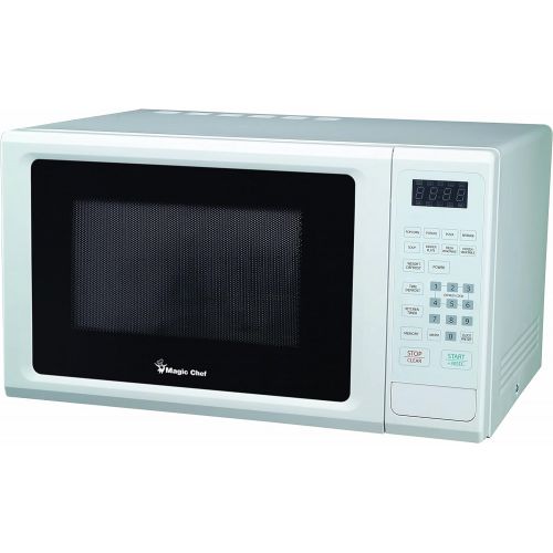  Magic Chef Cu. Ft Countertop Oven with Push-Button Door MCM1110W 1.1 cu.ft. 1000W Microwave, White