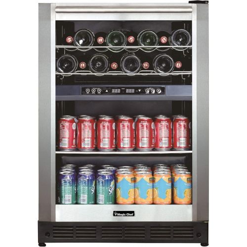  Magic Chef Dual-Zone Built-In Wine and Beverage Center