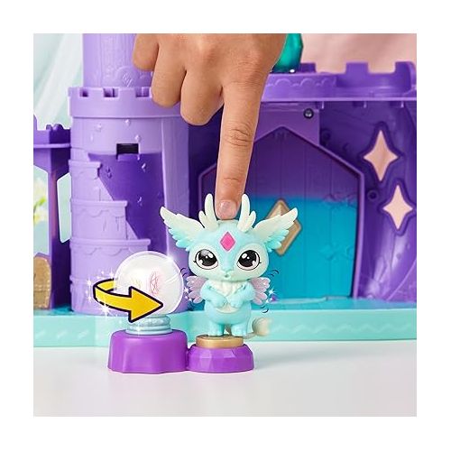  Magic Mixies Mixlings Magic Castle Super Pack, Expanding Playset with Magic Wand That Reveals 5 Magic Moments and 2 Collector's Cauldrons, for Kids Aged 5 and Up, Amazon Exclusive