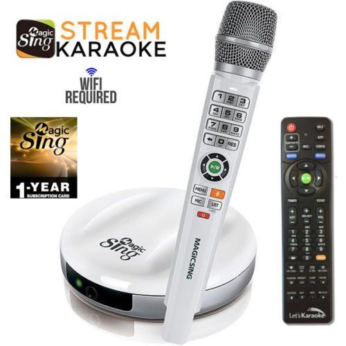  Magic Sing 2018 Wireless MagicSing E2 · Home Karaoke · Stream 10,000+ English Songs · Subscribe to Stream 200,000+ Songs in Hindi, Tagalog, Spanish, & more · Free 12-Month Subscription Code