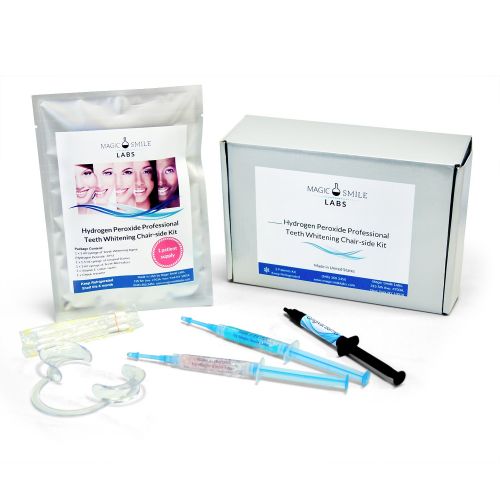  Magic Smile Labs Chair-Side Teeth Whitening Kit - 3 Patients supply - In-office Teeth Bleaching - For Very Stained Teeth...