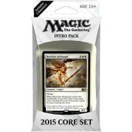 Magic: The Gathering Magic the Gathering (MTG) 2015 Core Set  M15 Intro Pack  Theme Deck - Resolute Archangel (WhiteBlack)(Includes 2 Booster Packs)