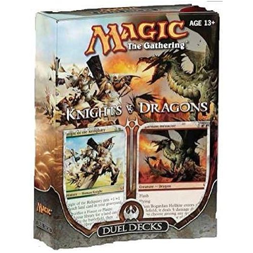  Magic: The Gathering Magic the Gathering: MTG Duel Decks: Knights vs Dragons (Two 60 Card Decks)