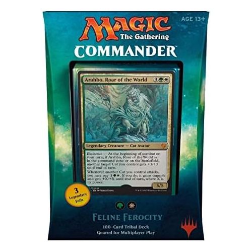  Magic The Gathering MTG Commander 2017 Deck - Feline Ferocity