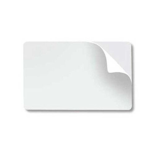  Magicard Blank White Adhesive Back PVC for Access Control Cards (100 Pack)