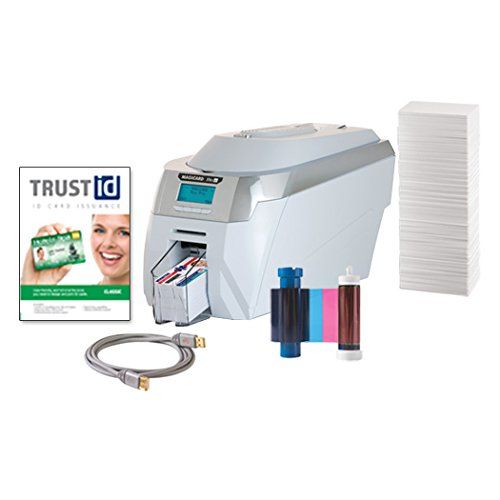  Magicard Rio Pro Dual-Side ID Card Printer and Supplies Package