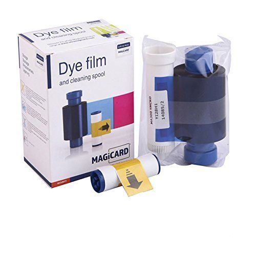  Magicard Enduro Pronto Rio Pro ID card printer color Ribbon 5 panel colour dye film MA300YMCKO 300prints 5rollslot