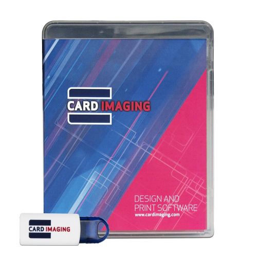  Magicard Enduro 3e Single-sided ID Card Printer & Supplies Bundle with Card Imaging Software (3633-3001)
