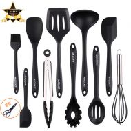 Magickit Silicone Cooing Utensil Set-11 Pieces Silicone Kitchen utensil set-Utensils Set For Non Stick Cookware-Kitchen Gadgets Tools Set-Silicone Spatula Set-MagicKit Utensils Set